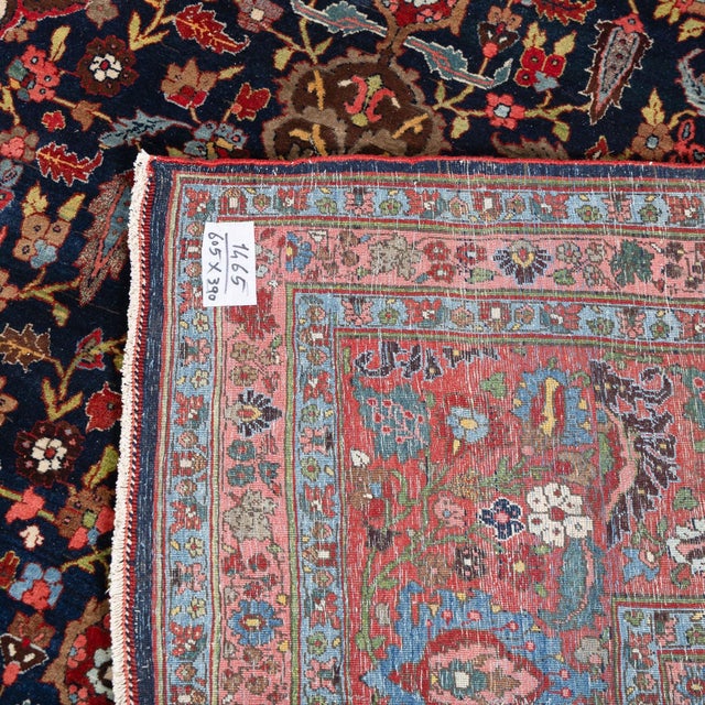 Brown Antique Middle Eastern Mashad Rug, 1890s For Sale - Image 8 of 9