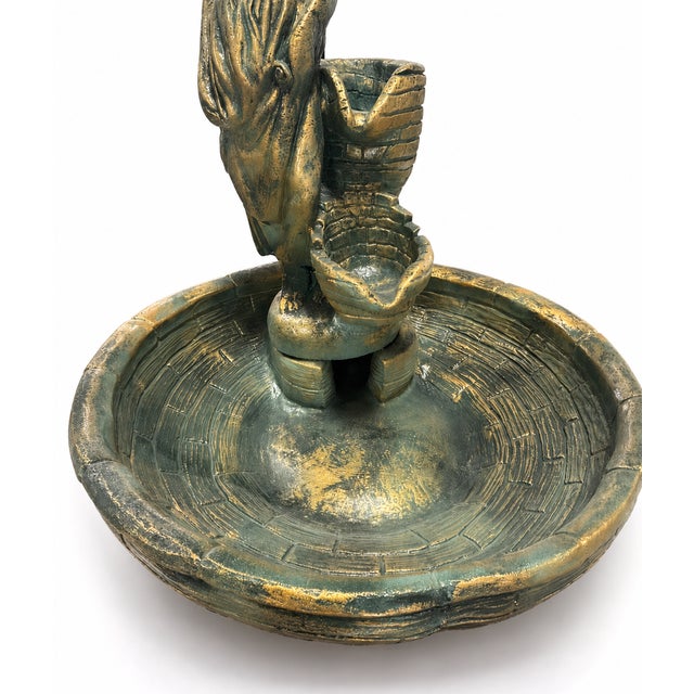 Aurelia of the Eternal Spring — Sculptural Cast Stone Fountain For Sale In Detroit - Image 6 of 7