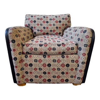 Mid 20th Century Vintage Mid-Century Art Deco Style Lounge Chair For Sale