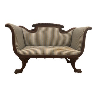 Mid 19th Century Duncan Phyfe Style Settee For Sale