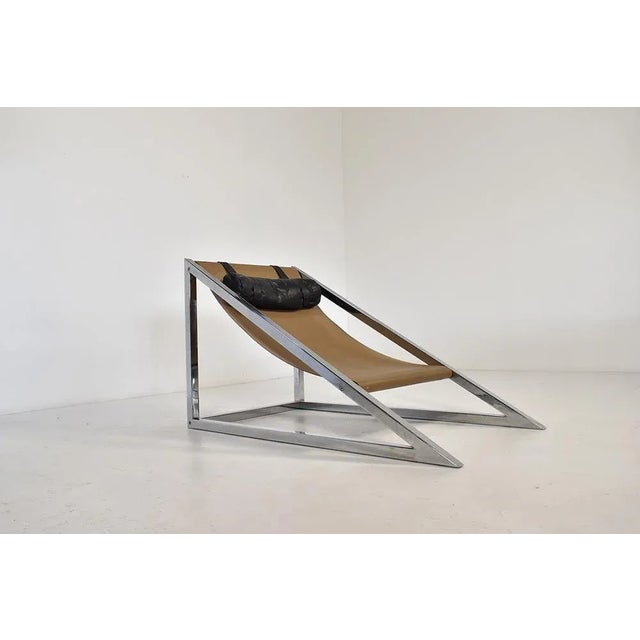 Italian Mies Lounge Chair by Archizoom for Poltronova, 1960s For Sale - Image 9 of 9