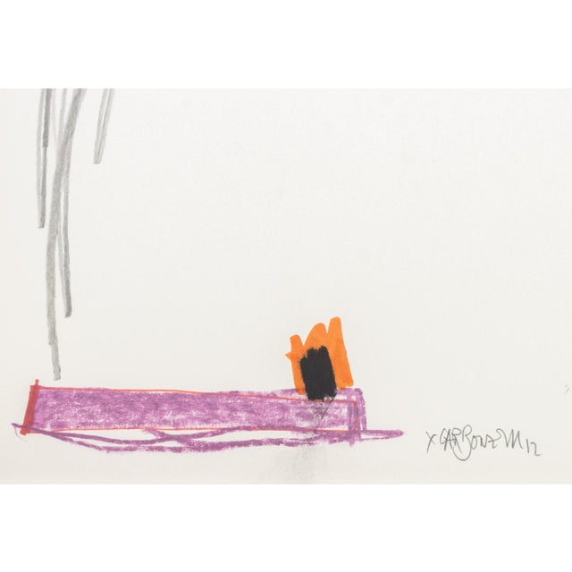 Xavi Carbonell (Spanish, b. 1971), Untitled (Abstract Composition), Mixed Media on Paper, 2012, signed in pencil "X....