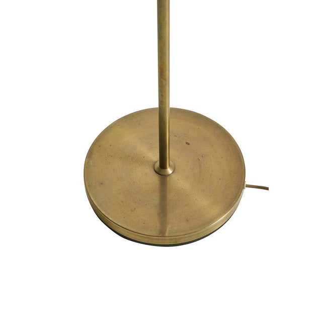 Mid-Century Modern Swedish Brass Floor Lamp, 1950s For Sale - Image 4 of 5