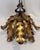 Banci Vintage Banci Firenze Style Hand-Gilt Oak Leaf Pendant Light For Sale - Image 4 of 12