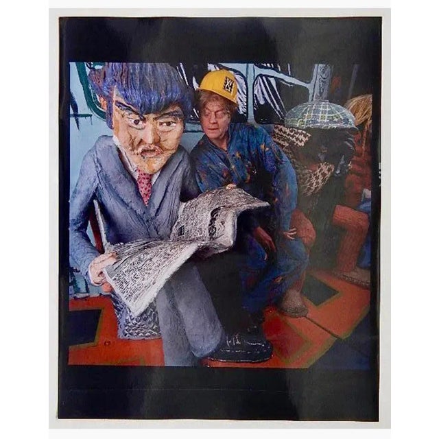 Abe Frajndlich, 1986 Red Grooms & Sculpture Vintage C-Print Photograph Abe Frajndlich Colo Photo, 1986 For Sale