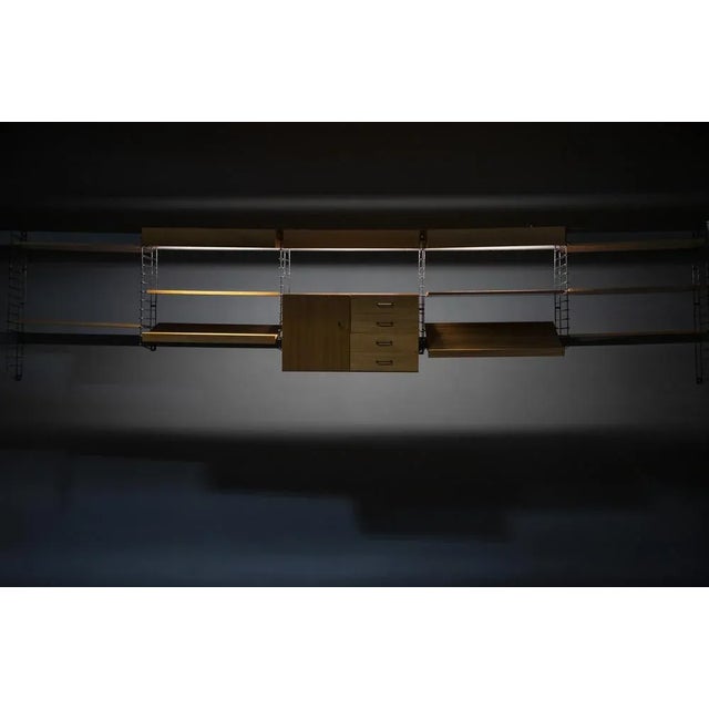 Mid-Century Modern Teak Shelf System from Musterring International, 1960s, Set of 19 For Sale - Image 3 of 10