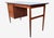 Mid-Century Modern Walnut Desk With White Laminate Top – Restored Vintage Writing Table For Sale - Image 11 of 12