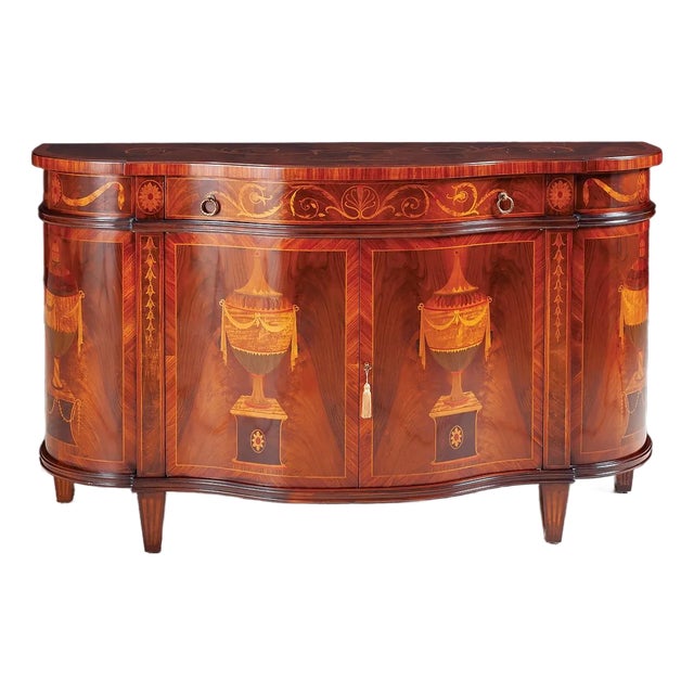 Italian Empire Style Mahogany Sideboard For Sale