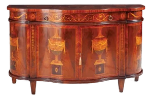 Italian Empire Style Mahogany Sideboard