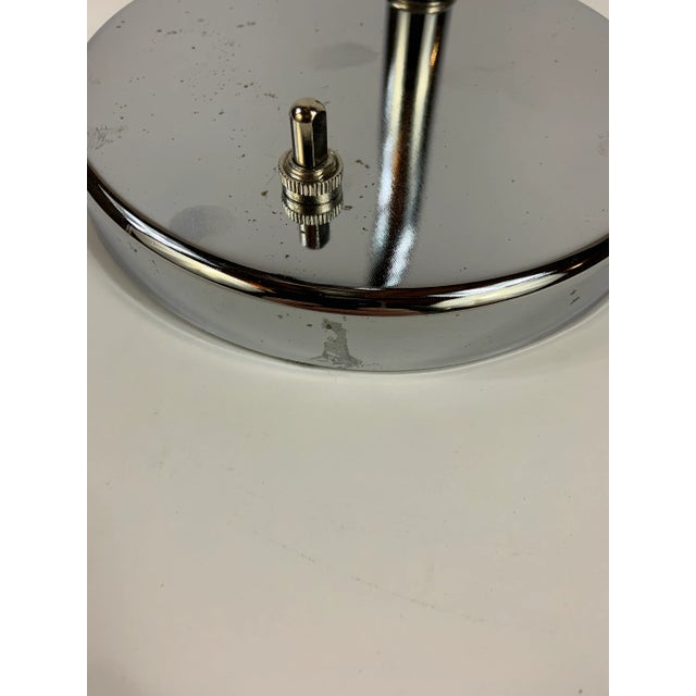 Mid-Century Chrome Desk Lamp With Bending Neck - Rewired For Sale - Image 9 of 11