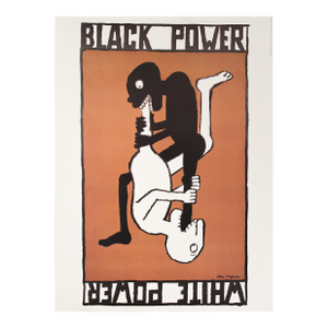 1994 Original French Poster, Black Power/ White Power (The 100 Best Posters Collection)