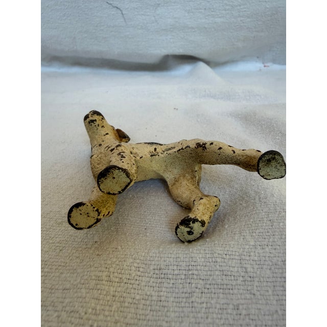 1930s Cast Iron Hubley Jack Russell Terrier For Sale - Image 10 of 11
