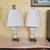 Pair of Vintage Italian Capodimonte Table Lamps – White & Gold 30" Ornate Ceramic Lighting For Sale - Image 16 of 18