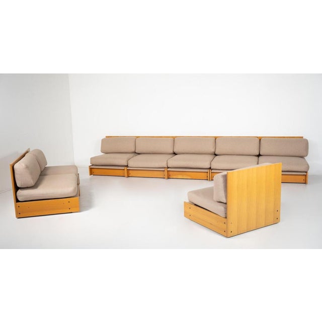 Mid-Century Modern Modular Seating Set, Italy, 1960s, Set of 8 For Sale - Image 6 of 17