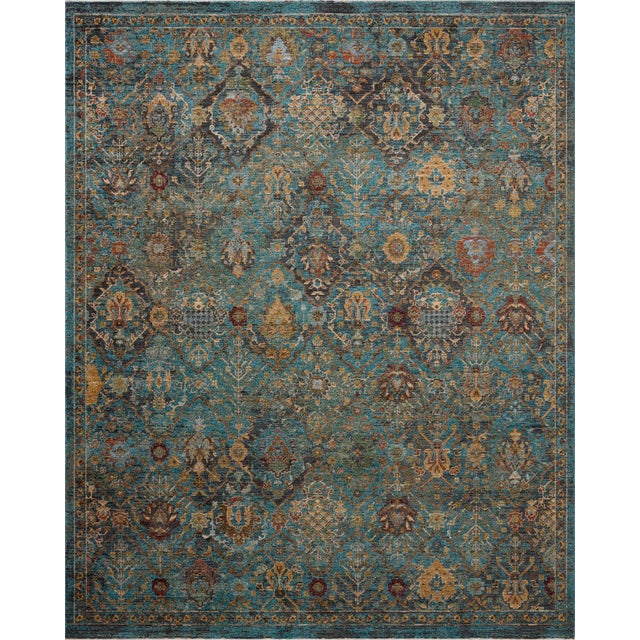 2020s Loloi Winchester Rust / Multi 2'-3" x 3'-10" Accent Rug For Sale - Image 5 of 5