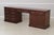 Traditional Henkel Harris Mahogany Banded Kneehole Credenza For Sale - Image 3 of 18