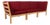 Modul Sofa in Beech and Red Wool attributed to Hans J. Wegner for Getama, 2000s For Sale