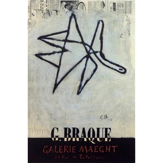 Title: Braque Maeght Gallery Artist: Georges Braque Country: France Medium: Lithograph – 8 Paper: Vellum 12.50 x 9.50 inch...