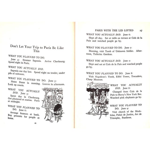 Paper "Paris With the Lid Lifted" 1927 Reynolds, Bruce For Sale - Image 7 of 9