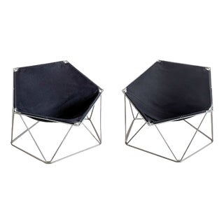 Set of Penta Chairs by Jean-Paul Barry & Kim Moltzer for Bofinger, 1960s For Sale