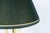 Vintage Brass Bouillotte Library Lamp With Green Pleated Shade For Sale In Kansas City - Image 6 of 13