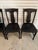 Farmhouse Pottery Barn Black Farmhouse Dining Chairs, Made in Italy - Set of 4 For Sale - Image 3 of 12