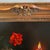 Mid-20th Century Candlelit Rose Still Life Oil Painting Signed Ruschè For Sale - Image 14 of 18