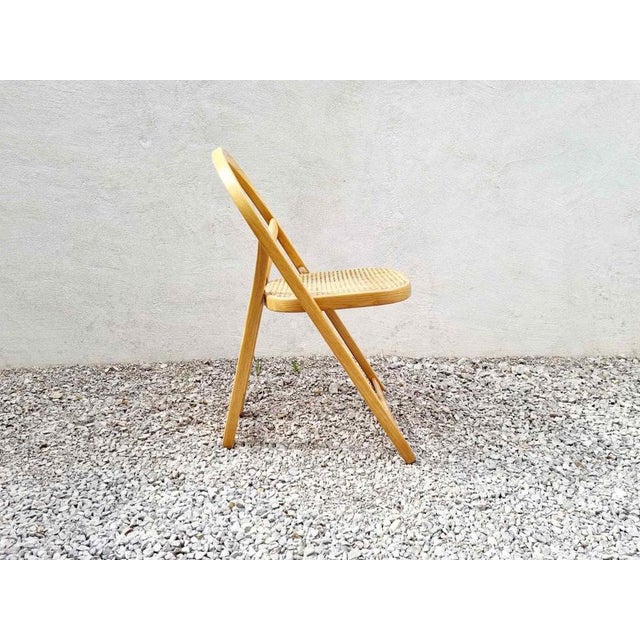Mid-Century Italian Arca Folding Chair by Gigi Sabadin for Crassevig, Italy, 1970s For Sale - Image 6 of 14