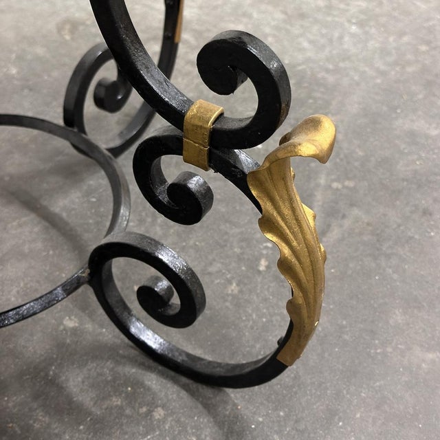 Stone Neoclassical French Revival Coffee Table in the style of Hollywood Regency, 1970s For Sale - Image 7 of 13