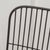 Industrial Style Black Metal Wire Chair For Sale - Image 4 of 8