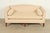 A gorgeous and very comfortable modern Regency style camelback upholstered sofa or loveseat By Barbara Barry for Baker...
