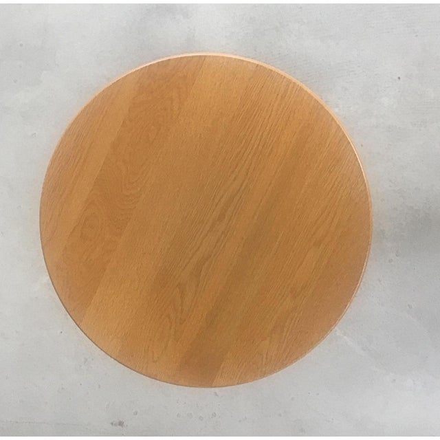 Magnus Olesen Danish Oak Side Table by Rud Thygesen and Johnny Sorensen for Magnus Olesen, 1980s For Sale - Image 4 of 6