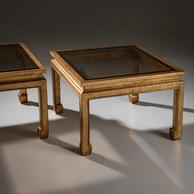 Modern Coffee Tables with Glass Tops, 1970s, Set of 2 For Sale - Image 4 of 12