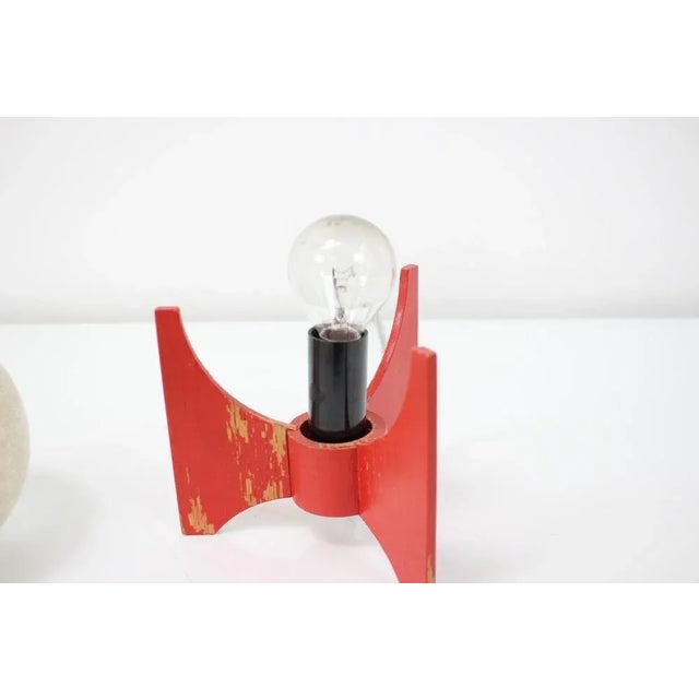 Mid-Century Table Lamp from Pokrok Žilina, 1960s For Sale - Image 6 of 12