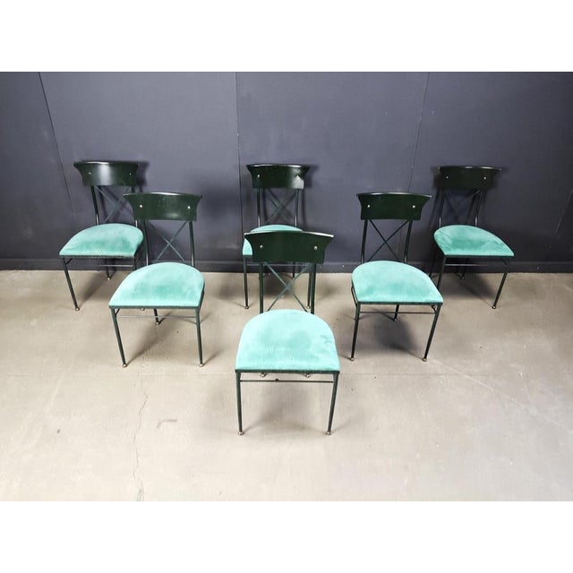 Vintage Dining Chairs from Belgochrom, 1970s, Set of 6 For Sale - Image 11 of 12