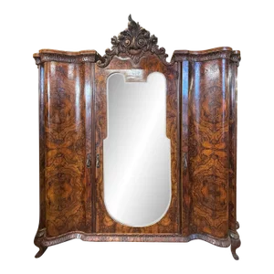 Armoire - Antique Burlwood Veneer