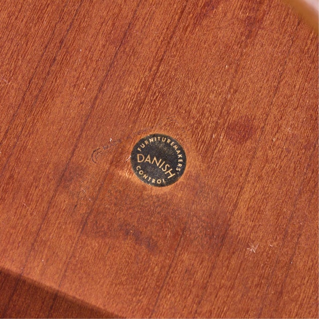 Kurt Østervig for Jason Møbler Model 176 Mid Century Danish Teak Guitar Pick Side Coffee Table For Sale - Image 10 of 10