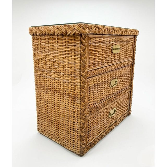 This is an exceptional example of vintage Philippine wicker craftsmanship, likely dating from the 1970s or 1980s. This...