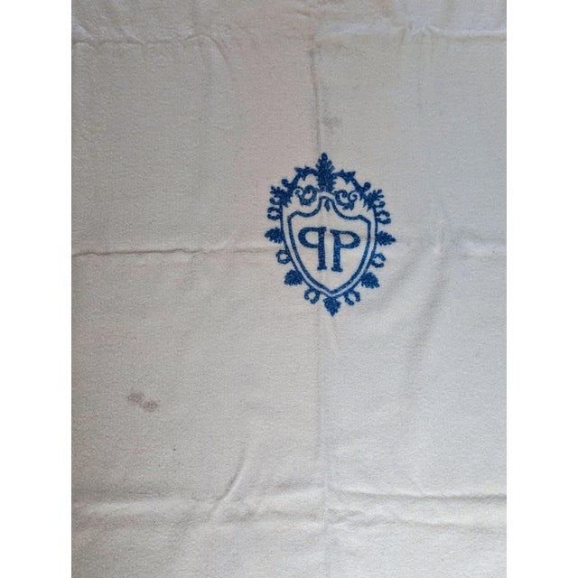 vintage wool blanket made for Plaza Hotel NYC guest rooms