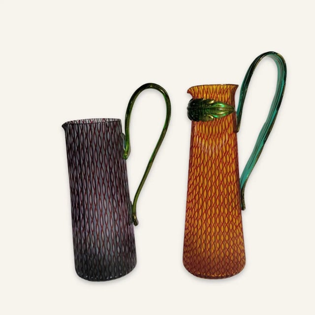 Pair of Vintage Pitchers by Romeo Gigli for Pauly and Company For Sale - Image 11 of 11