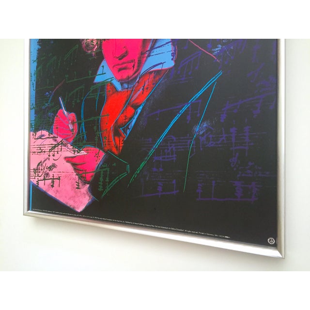 Andy Warhol Foundation Vintage 1992 Lithograph Print Framed