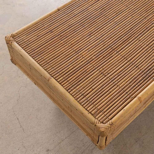 1960s French Rattan Coffee Table For Sale - Image 14 of 14