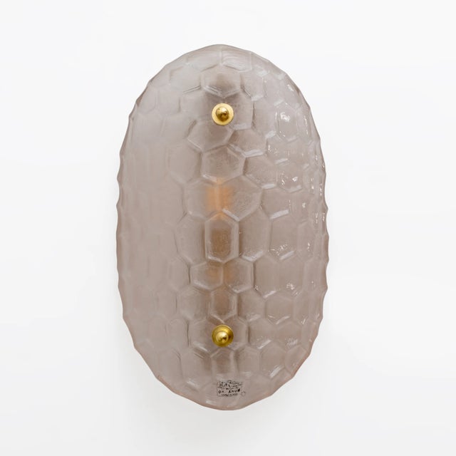 2000 - 2009 Modern Light Pink Murano Glass Sconces, Set of 2 For Sale - Image 5 of 10