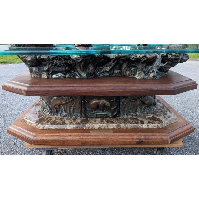 Dennis Jones Bronze Sculpture Yukon Fountain Coffee Table Limited Edition For Sale - Image 12 of 18
