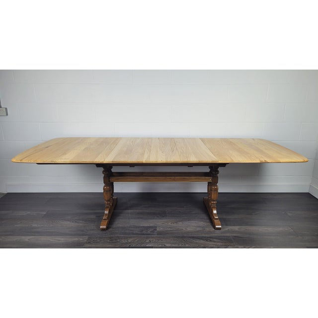 Grand Refectory Dining Table from Ercol, 1990s For Sale - Image 3 of 16