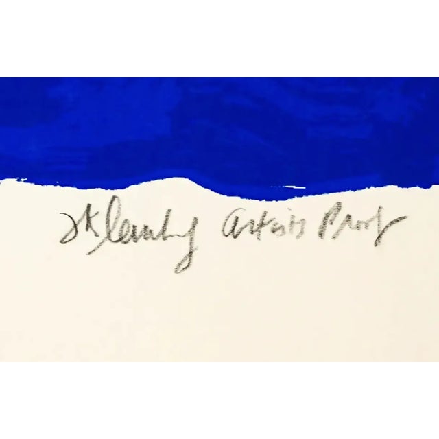 "Yellow Flowers" serigraph by Frank Kleinholz (1901-1987). Pencil signed, titled and noted as artist's proof. This work is...