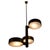 Mid-Century Brass and Glass Ceiling Lamp by Stilnovo, Italy, 1960s For Sale - Image 12 of 12