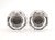 Vintage cabinet or drawer knobs made of clear glass with an octagon shape and brass shanks. Mounting screws are included....
