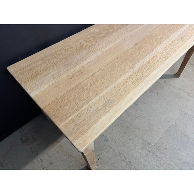 Vintage Kitchen Dining Table in Oak, 1925 For Sale - Image 10 of 15
