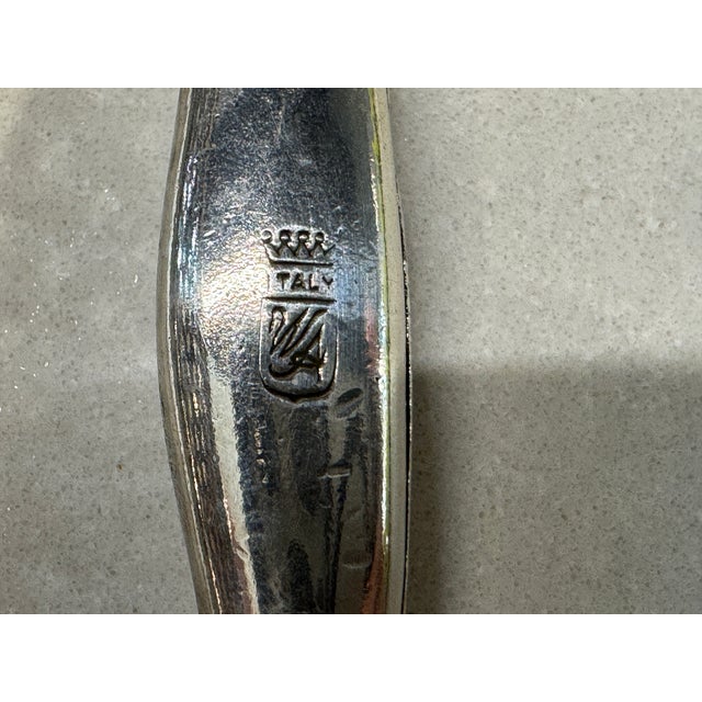 Metal Mid 20th Century Ornate Silverplate Footed Casserole / Dessert Server With Pyrex Insert For Sale - Image 7 of 7